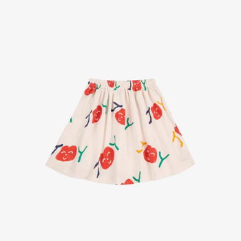 Laste lühikesed püksid seelikuga, 100% puuvill, 2025. aasta kevad, unisex, A-liiniline lõige