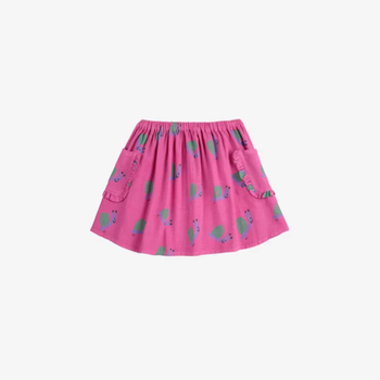 Laste lühikesed püksid seelikuga, 100% puuvill, 2025. aasta kevad, unisex, A-liiniline lõige