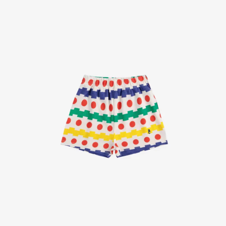 Laste lühikesed püksid seelikuga, 100% puuvill, 2025. aasta kevad, unisex, A-liiniline lõige