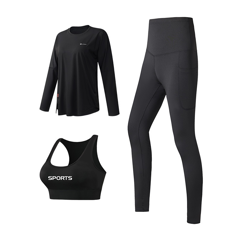 Zolandi fitnesa joga krekls ar garām piedurknēm, brīvs piegriezums, poliestera ar spandeksa audums, garums 70 cm