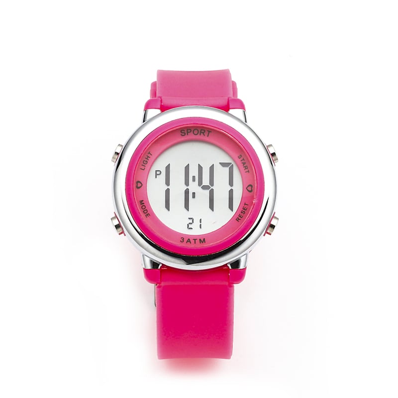 Laste elektriline käekell helendava digitaalse näidiga, elektronsed liikumine (6309), ümmargune ABS-korpus, TPU rihm