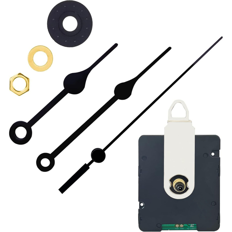 DIY kvarcinis laikrodžio mechanizmas su DCF radijo laiko kalibravimu, versija vokiečių, OLA prekės ženklas, plastinis korpusas