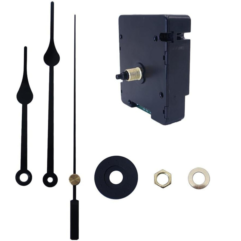 DIY kvarcinis laikrodžio mechanizmas su DCF radijo laiko kalibravimu, versija vokiečių, OLA prekės ženklas, plastinis korpusas