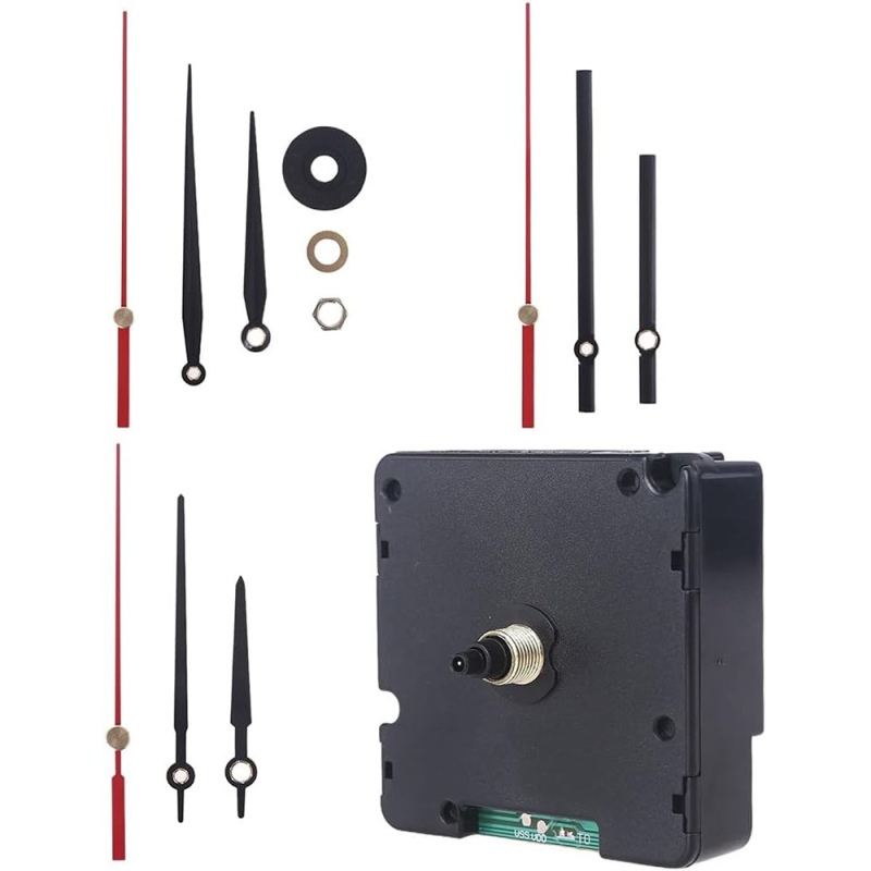 DIY kvarcinis laikrodžio mechanizmas su DCF radijo laiko kalibravimu, versija vokiečių, OLA prekės ženklas, plastinis korpusas