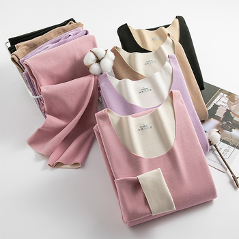 Sieviešu termālais komplekts no poliestera ar velūra oderi; 92% galvenais materiāls; vidēja biezuma 181–200 g/m²; garas piedurknes tops un bikses; var nēsāt kā pamata slāni vai ārējo apģērbu