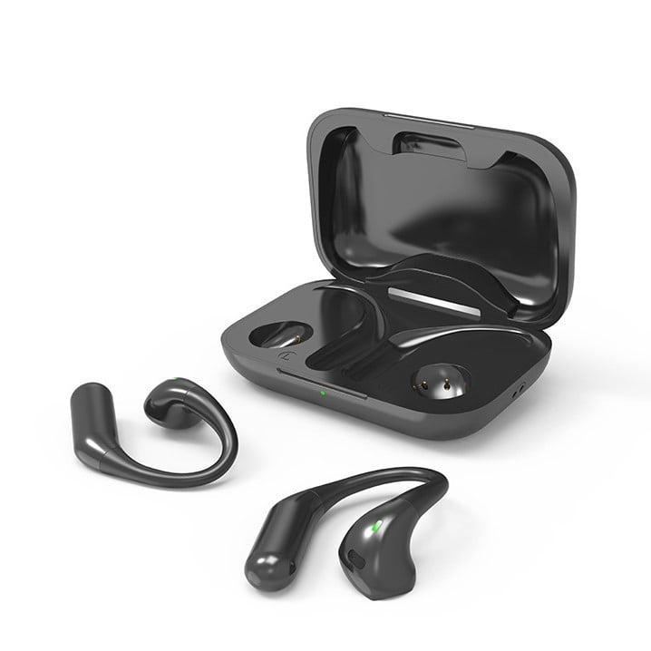 Tulkošanas austiņas ar AI reāllaika tulkojumu, Bluetooth 5.0, IPX3 ūdensdrošas, diapazons 15 m, darbības laiks 4–8 h