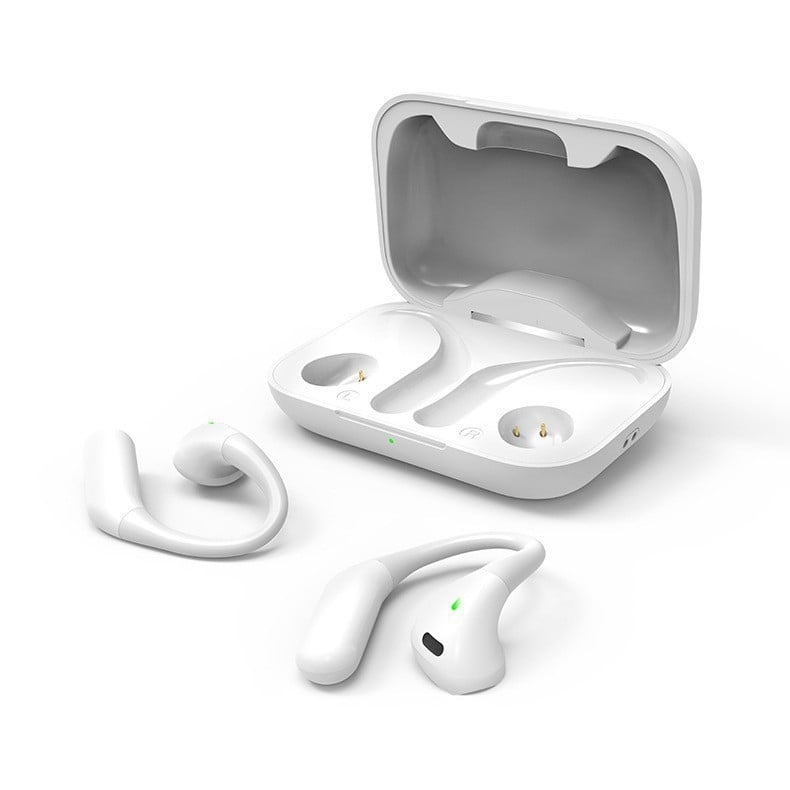 Tulkošanas austiņas ar AI reāllaika tulkojumu, Bluetooth 5.0, IPX3 ūdensdrošas, diapazons 15 m, darbības laiks 4–8 h