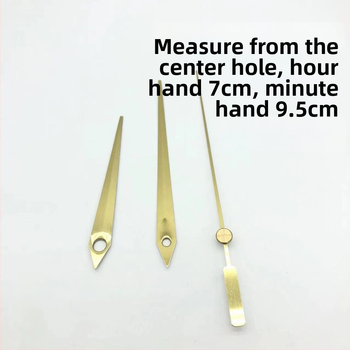 Kvarcinis laikrodžio mechanizmas su metalo korpusu ir laikrodžio rankomis • Prekės ženklas: Clock hand • Mechanizmas: kvarcinis • Pakuotė: 500 vnt.