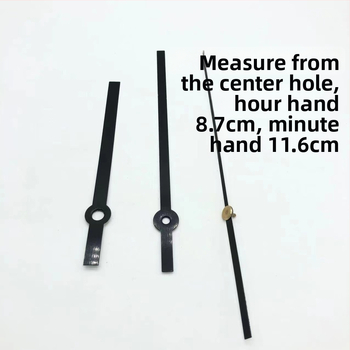 Kvarcinis laikrodžio mechanizmas su metalo korpusu ir laikrodžio rankomis • Prekės ženklas: Clock hand • Mechanizmas: kvarcinis • Pakuotė: 500 vnt.