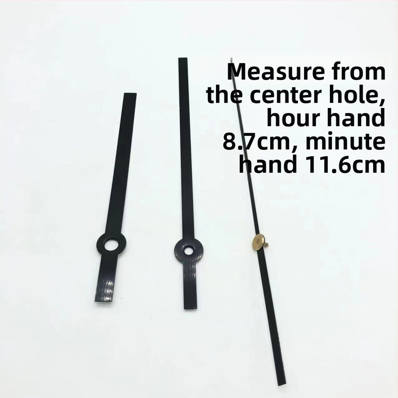 Kvarcový hodinový mechanizmus s kovovým puzdrom a ručičkami • Značka: Clock hand • Pohon: Quartz • Balenie: 500 kusov