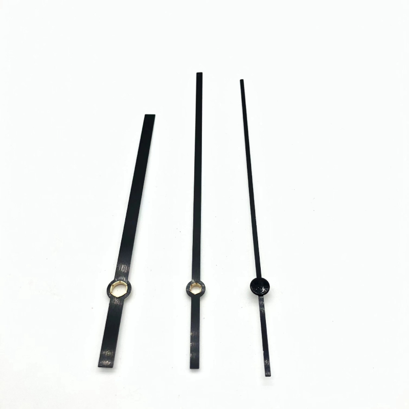 Kvarcinis laikrodžio mechanizmas su metalo korpusu ir laikrodžio rankomis • Prekės ženklas: Clock hand • Mechanizmas: kvarcinis • Pakuotė: 500 vnt.