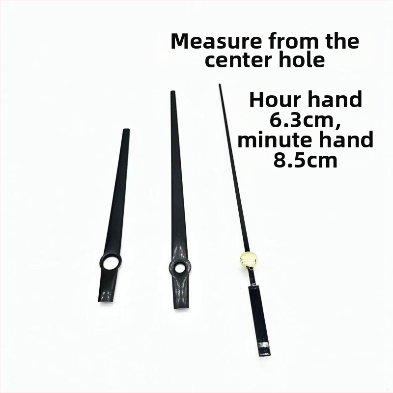 Kvarcinis laikrodžio mechanizmas su metalo korpusu ir laikrodžio rankomis • Prekės ženklas: Clock hand • Mechanizmas: kvarcinis • Pakuotė: 500 vnt.