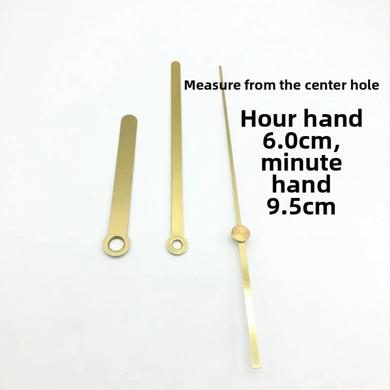 Kvarcinis laikrodžio mechanizmas su metalo korpusu ir laikrodžio rankomis • Prekės ženklas: Clock hand • Mechanizmas: kvarcinis • Pakuotė: 500 vnt.