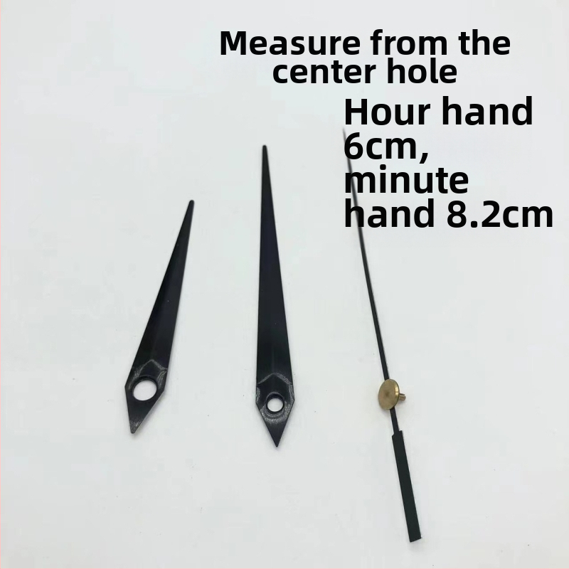 Kvarcinis laikrodžio mechanizmas su metalo korpusu ir laikrodžio rankomis • Prekės ženklas: Clock hand • Mechanizmas: kvarcinis • Pakuotė: 500 vnt.