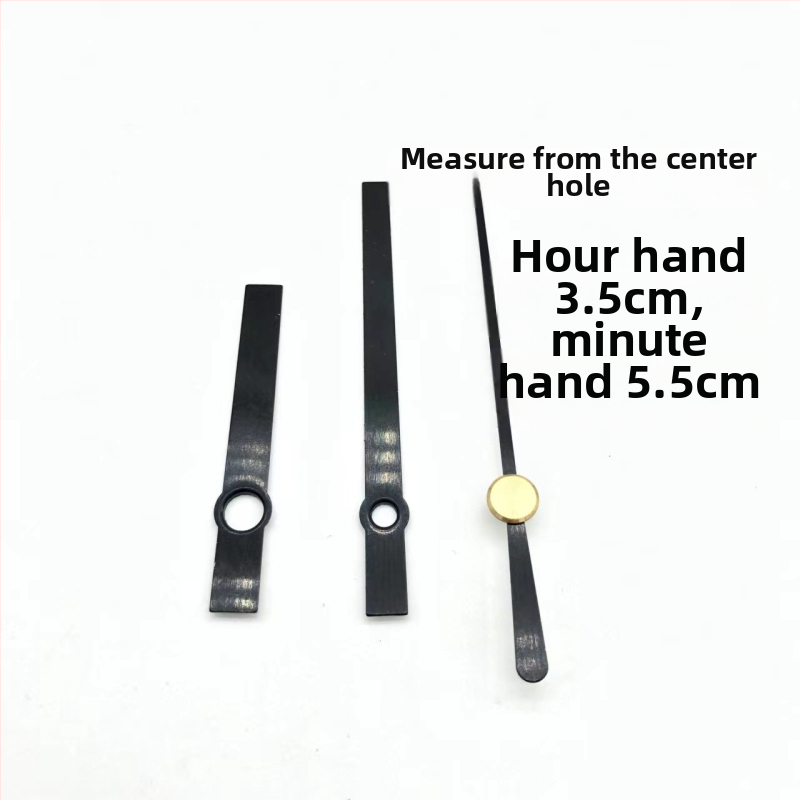 Kvarcinis laikrodžio mechanizmas su metalo korpusu ir laikrodžio rankomis • Prekės ženklas: Clock hand • Mechanizmas: kvarcinis • Pakuotė: 500 vnt.