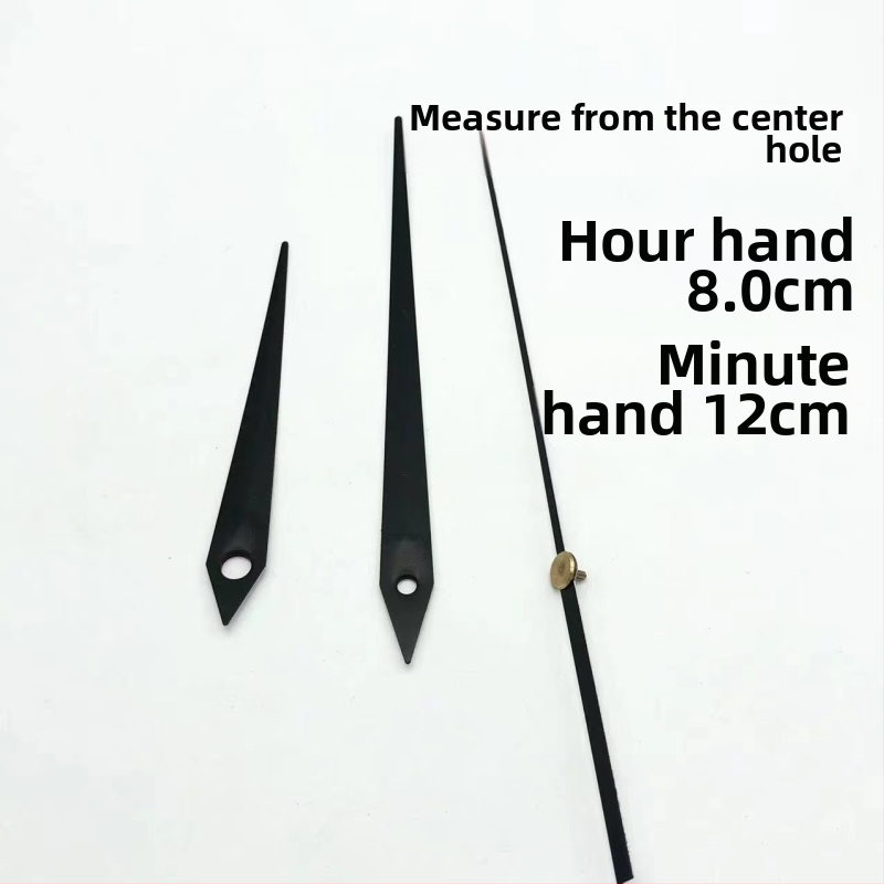 Kvarcinis laikrodžio mechanizmas su metalo korpusu ir laikrodžio rankomis • Prekės ženklas: Clock hand • Mechanizmas: kvarcinis • Pakuotė: 500 vnt.