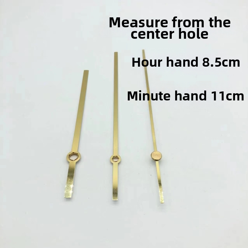 Kvarcinis laikrodžio mechanizmas su metalo korpusu ir laikrodžio rankomis • Prekės ženklas: Clock hand • Mechanizmas: kvarcinis • Pakuotė: 500 vnt.