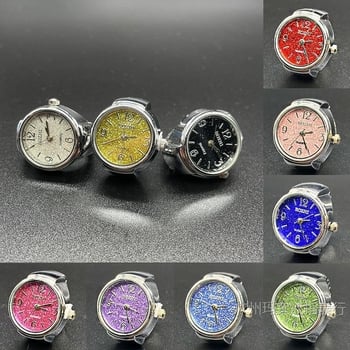 Sat prsten s kućištem od legure, kvarcni mehanizam SL68, remen od nehrđajućeg čelika, kružni cifernik do 20 mm, debljina 8 mm