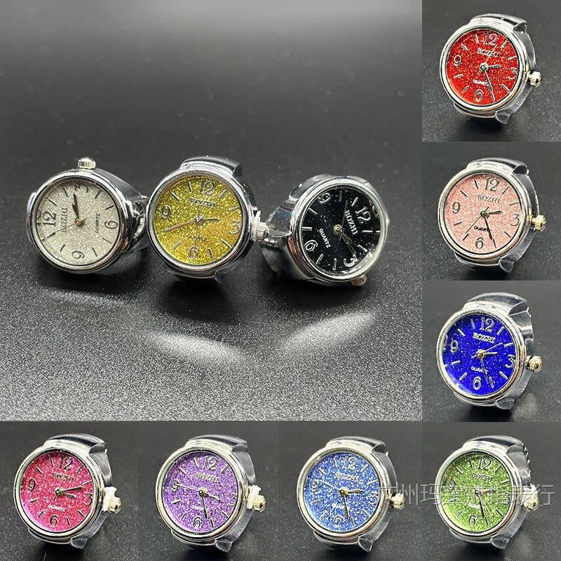 Sat prsten s kućištem od legure, kvarcni mehanizam SL68, remen od nehrđajućeg čelika, kružni cifernik do 20 mm, debljina 8 mm