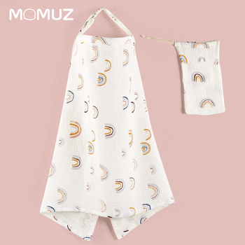 Momuz gėlių rašto medvilninis maitinančios skaros, kvėpuojanti ir skirta išvykoms