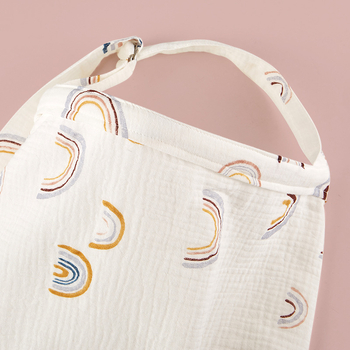 Momuz gėlių rašto medvilninis maitinančios skaros, kvėpuojanti ir skirta išvykoms