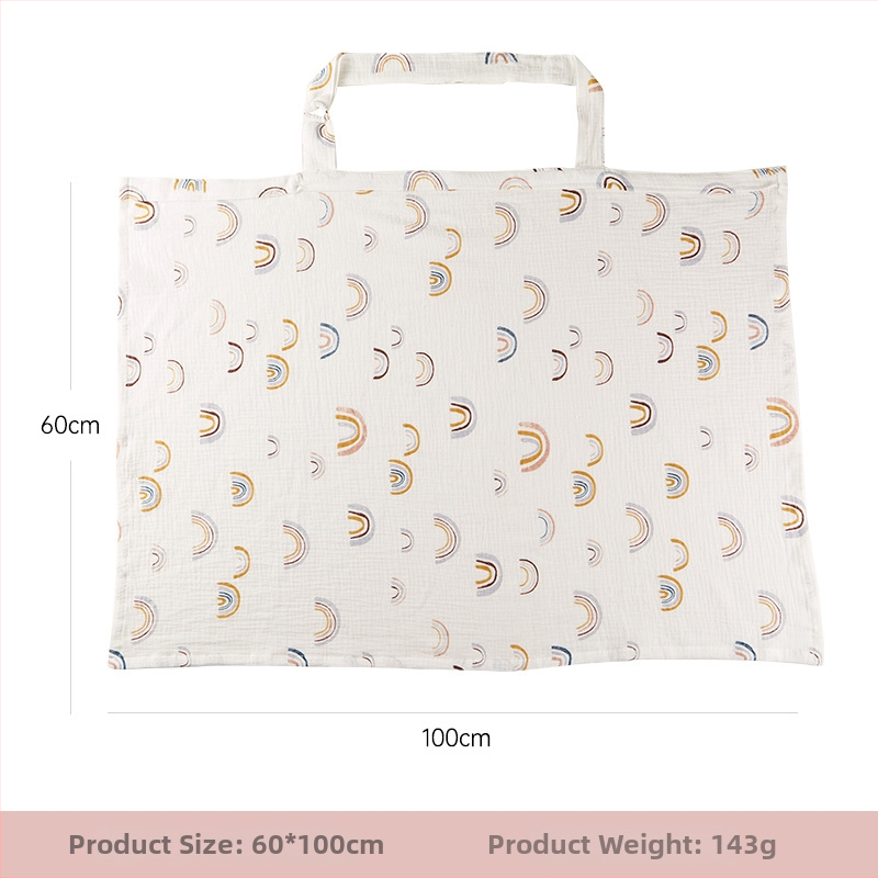 Momuz bavlnená šatka na dojčenie s kvetinovým vzorom, priedušná na nosenie vonku