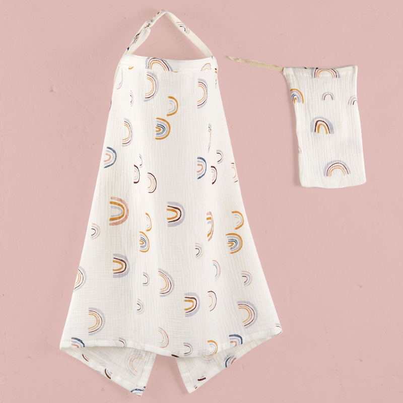 Momuz gėlių rašto medvilninis maitinančios skaros, kvėpuojanti ir skirta išvykoms