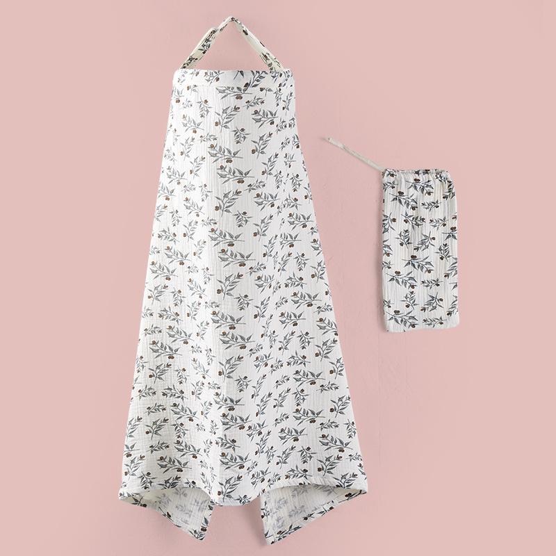 Momuz gėlių rašto medvilninis maitinančios skaros, kvėpuojanti ir skirta išvykoms