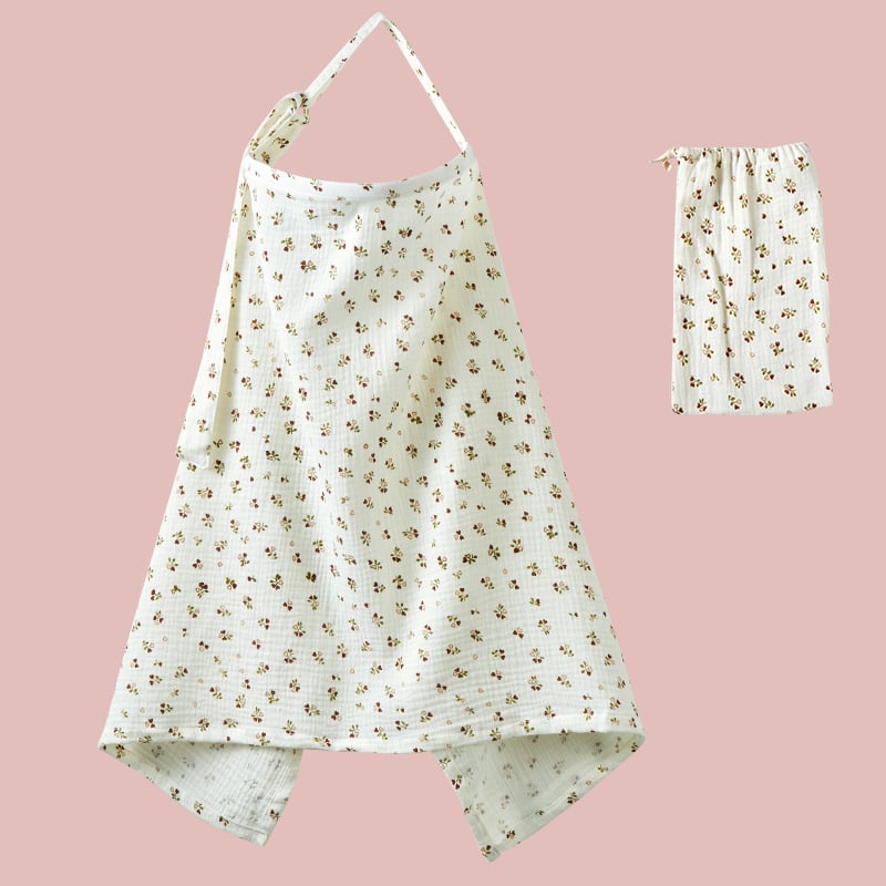 Momuz gėlių rašto medvilninis maitinančios skaros, kvėpuojanti ir skirta išvykoms