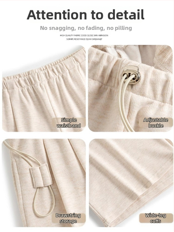 Παντελόνια εγκυμοσύνης από μαλλί-πολυεστέρα, φαρδιά γραμμή, ψηλή μέση, επένδυση φλίς, στήριξη κοιλιάς