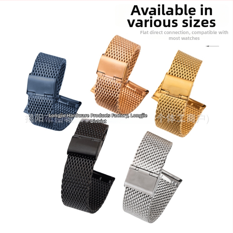 Nerđajući čelični Milanese mrežasti kaiš za sat s brzim otpuštanjem, kompatibilan s Apple Watch