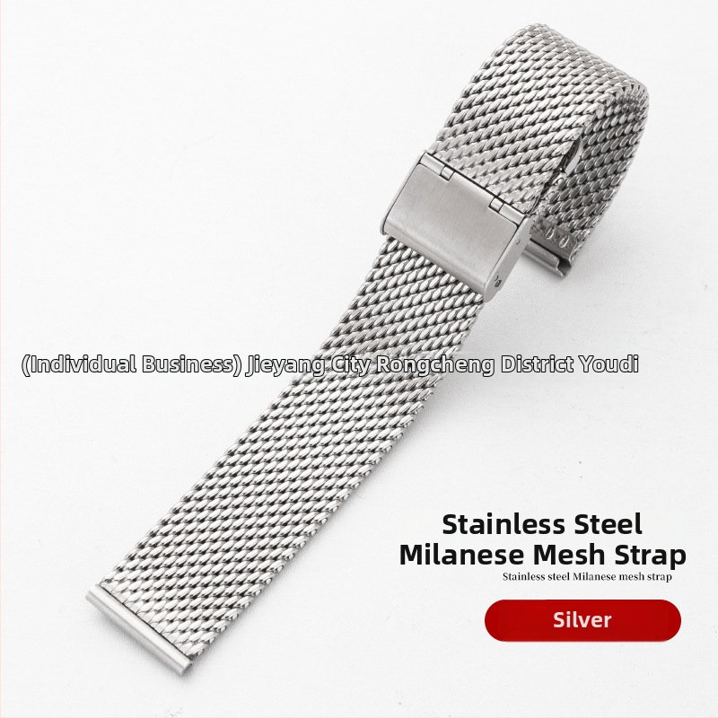 Nerđajući čelični Milanese mrežasti kaiš za sat s brzim otpuštanjem, kompatibilan s Apple Watch