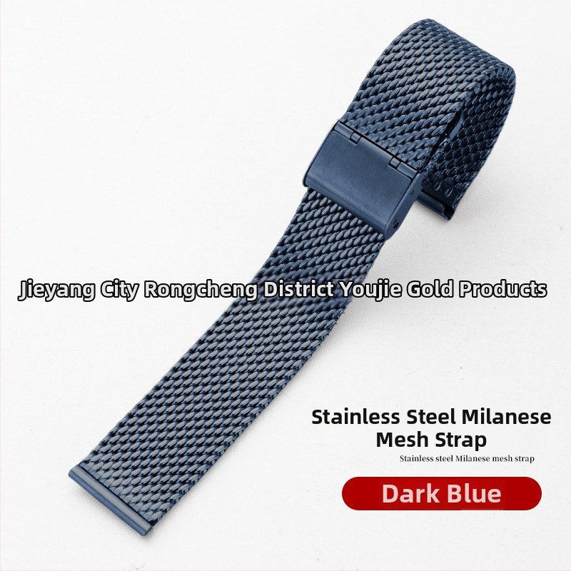 Nerđajući čelični Milanese mrežasti kaiš za sat s brzim otpuštanjem, kompatibilan s Apple Watch