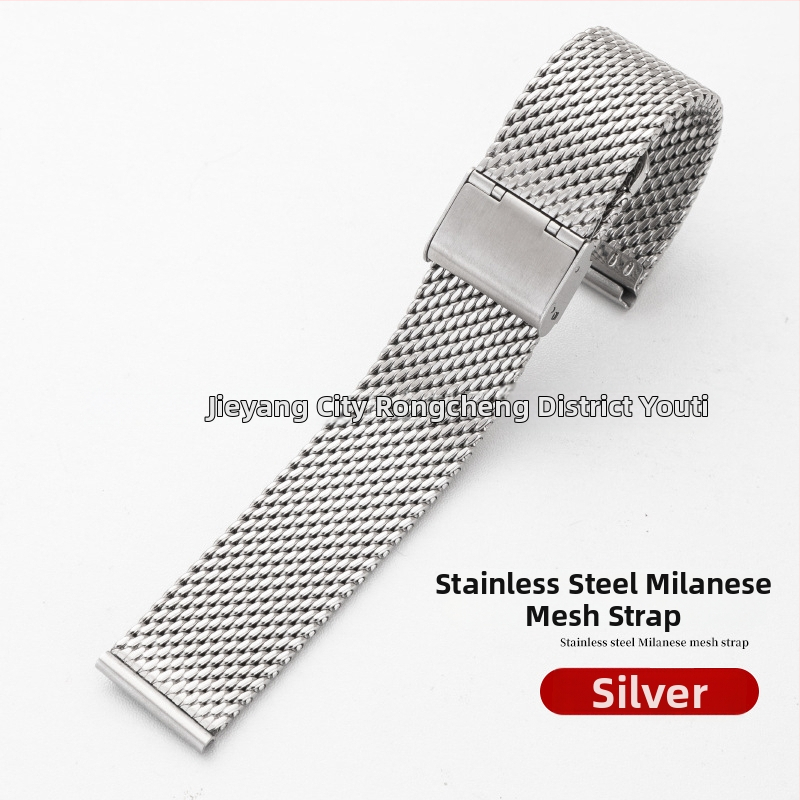 Nerđajući čelični Milanese mrežasti kaiš za sat s brzim otpuštanjem, kompatibilan s Apple Watch