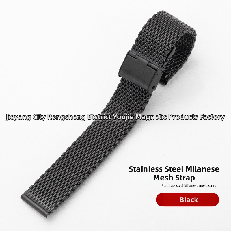 Nerđajući čelični Milanese mrežasti kaiš za sat s brzim otpuštanjem, kompatibilan s Apple Watch