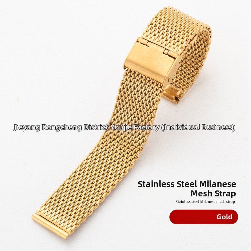 Nerđajući čelični Milanese mrežasti kaiš za sat s brzim otpuštanjem, kompatibilan s Apple Watch