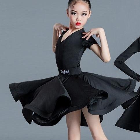 Tüdrukute Latina tantsuvõistluse kleit, kevad 2025, TR kangas, 80–90% polüester, hiina stiil, kirjanduslik retro