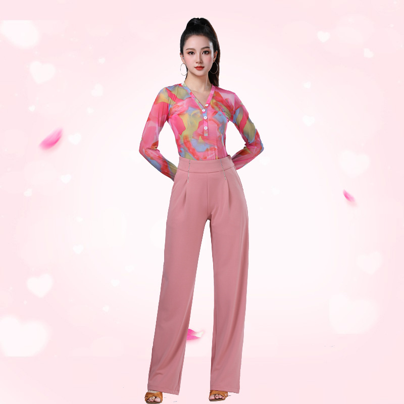 Top de dans pentru femei, țesătură din spandex, 85% spandex