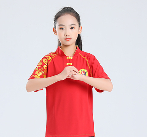 Dječji trening kostim za Wushu – Unisex odjevni komad za izvedbu, 100% najlon pletenina, cjelogodišnji, podrijetlo Shandong