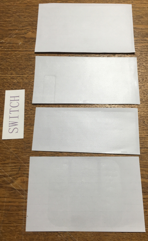 Permatomas korpuso apsauginis lipdukas 2DS/3DS, odos ir lychee tekstūra, storis 0.2 mm