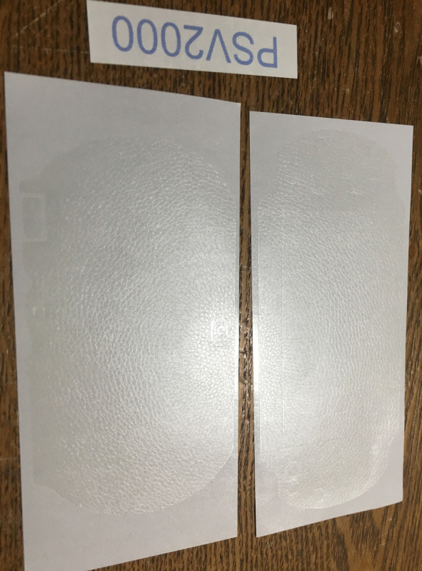 Permatomas korpuso apsauginis lipdukas 2DS/3DS, odos ir lychee tekstūra, storis 0.2 mm