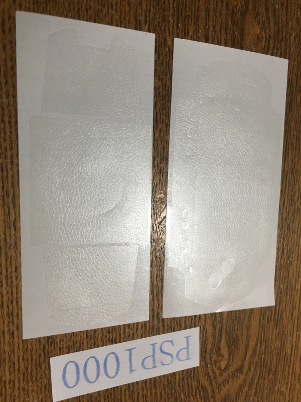 Permatomas korpuso apsauginis lipdukas 2DS/3DS, odos ir lychee tekstūra, storis 0.2 mm