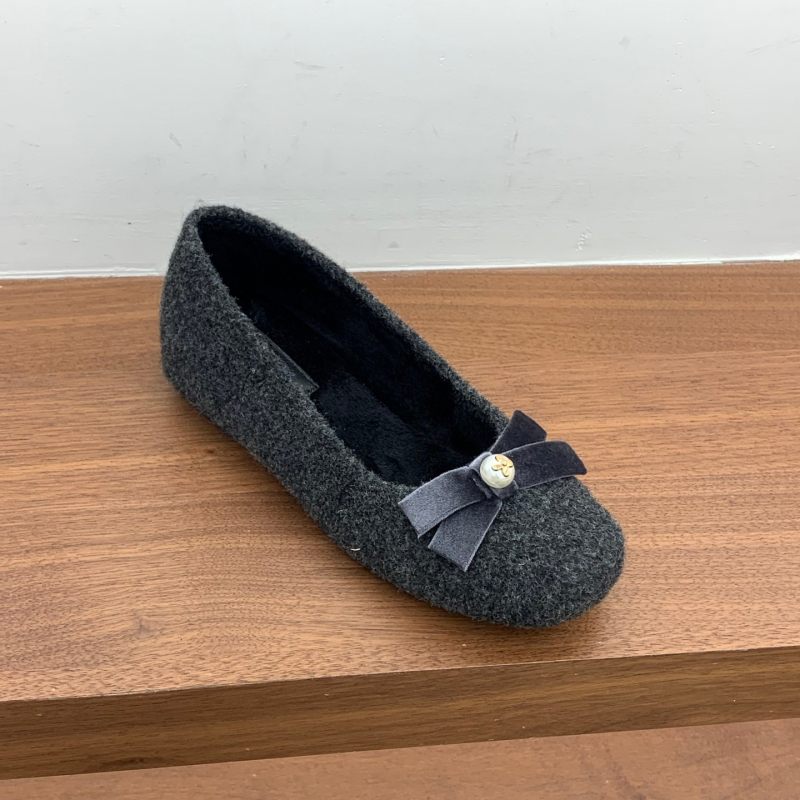 Naiste Mary Jane kingad karusnahaga vooderdusega, nubukpealne, klõpsuga kinnitamine, paks kanna, ümmargune varvas