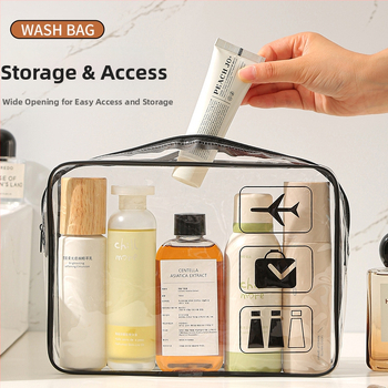 Ceļojumu kosmētikas soma, ūdensnecaurlaidīga, kubiska forma, materiāls PVC un zīds, daudzfunkcionāla