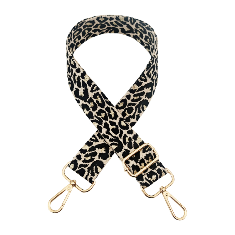 Ramenski kaiš s leopard uzorkom jacquard, poliestersko-pamučni materijal, funkcija olakšavanja tereta, Zima 2024