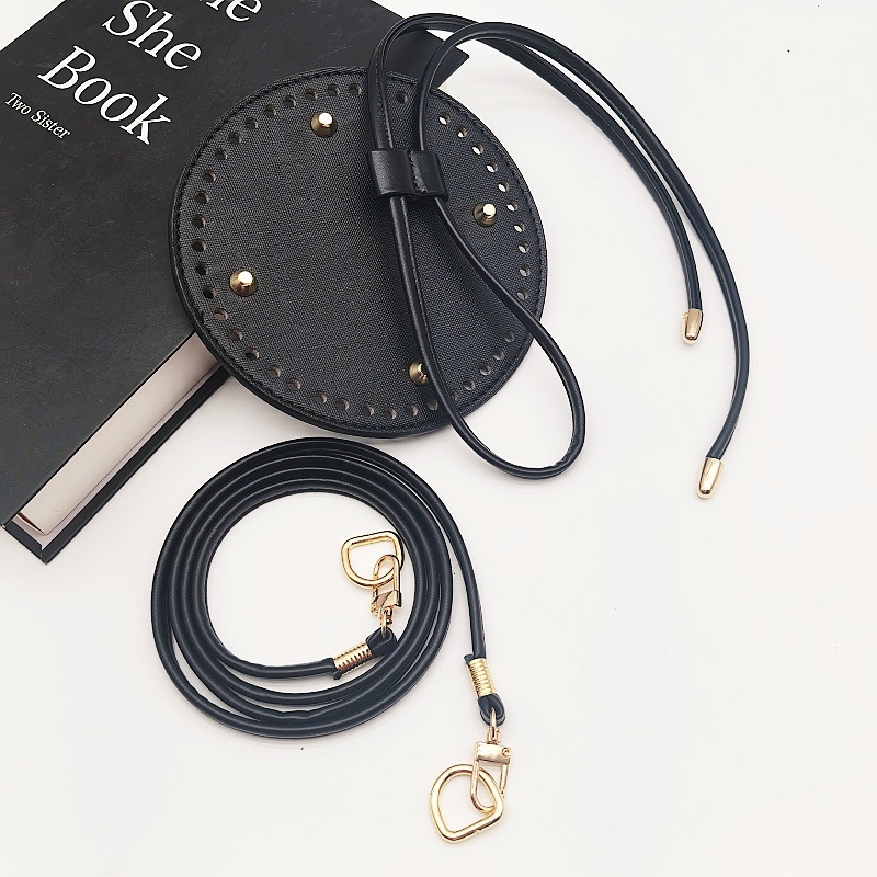 DIY ručno pleteni bucket bag set: PU materijal, tri dijela s dnom i šnurnom naramenicom Kazan