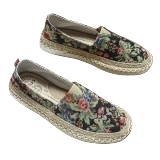 Meeste kanvas Slip-On jalanõud, hingavad, libisemiskindel talla, pealne kanvas, kummist talla, suvi