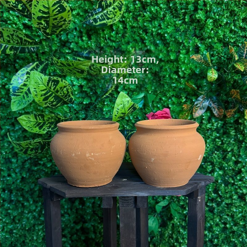 Šaknų kontrolės konteineris - molinis grindinis vazonas, kaimiško stiliaus, HP3RYzmy