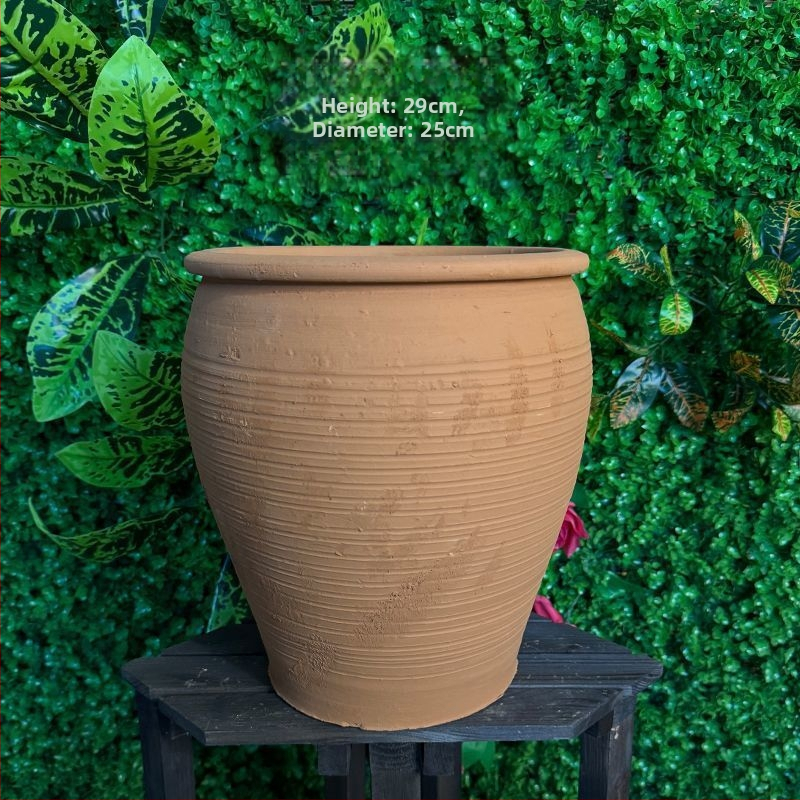 Šaknų kontrolės konteineris - molinis grindinis vazonas, kaimiško stiliaus, HP3RYzmy