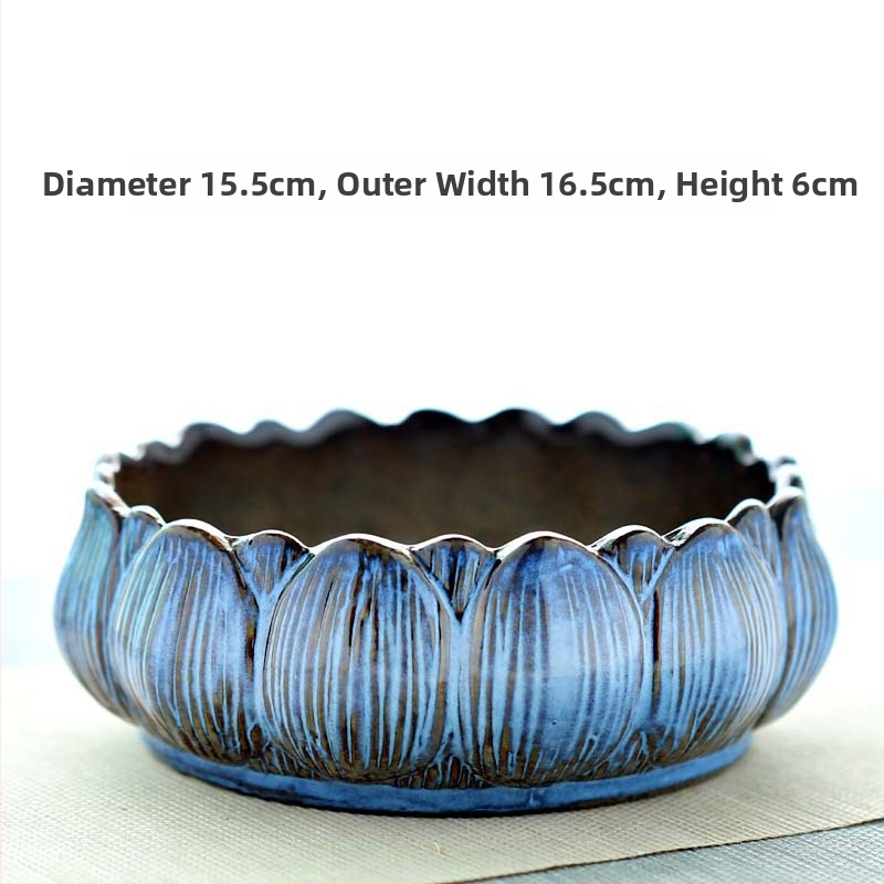 Keraminė vazonas hidroponinėms augalams, stovi ant grindų, klasikinio stiliaus, namų sodininkystei